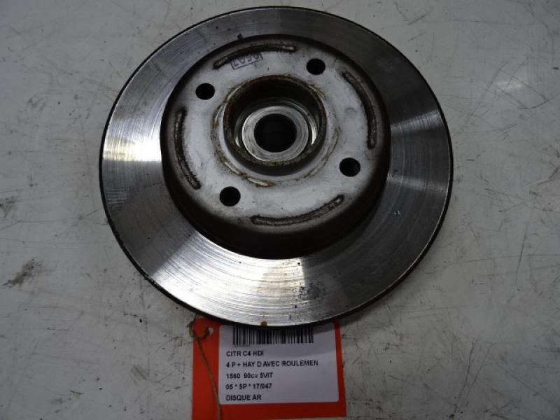 BREMSSCHEIBE HINTEN Citroen C4 11/04-10/10