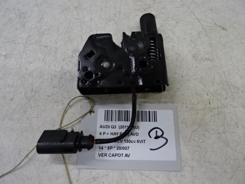 VERGRENDELING MOTORKAP Audi Q3 06/11 - 15