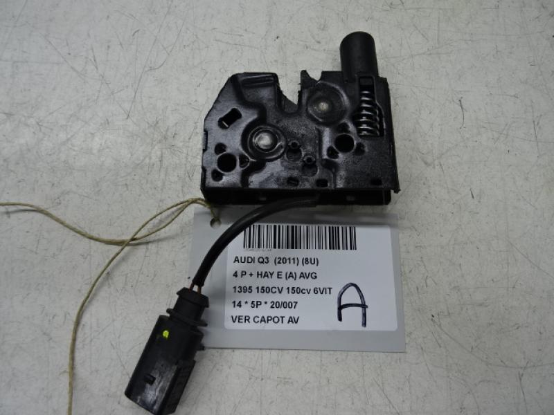 VERGRENDELING MOTORKAP Audi Q3 06/11 - 15