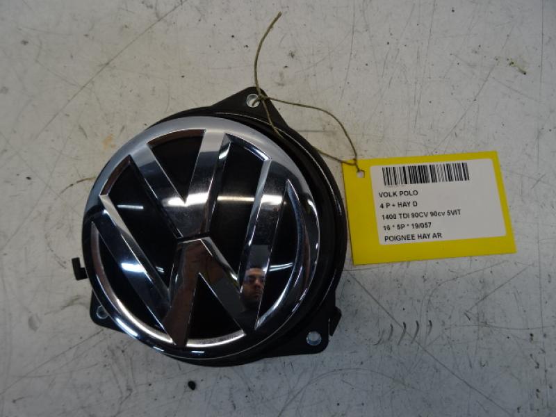 POIGNEE DE HAYON ARRIERE Vw POLO (6R) FaceLift 5/14 - 17