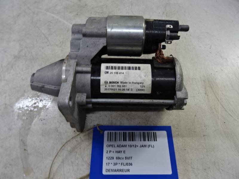 STARTMOTOR Opel ADAM 10/12+