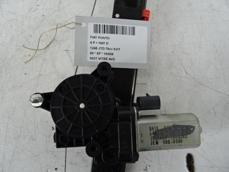 MOTOR RUITMECHANISME VOOR RECHTS Fiat PUNTO 7/03 - 12