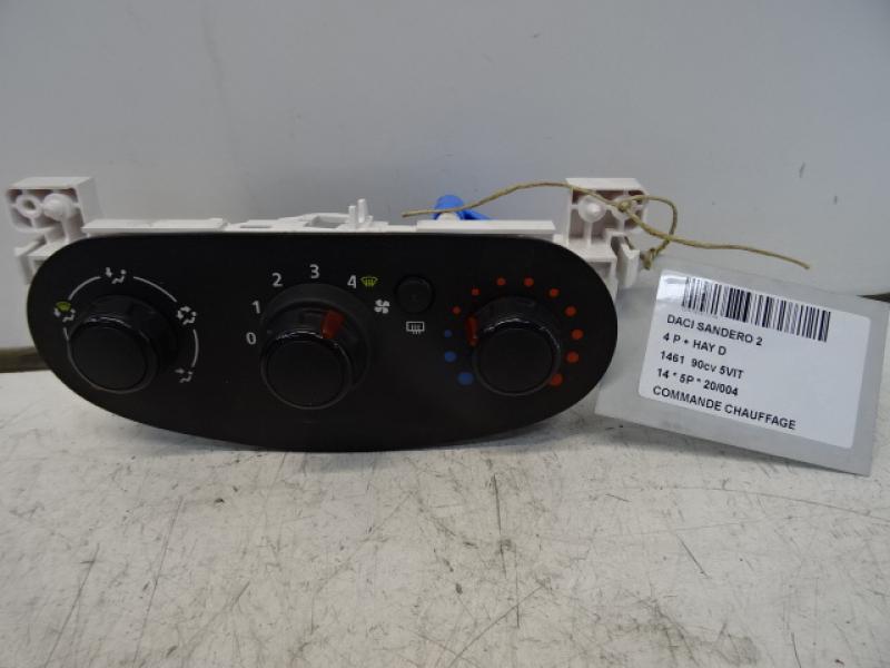 HEATER SWITCH Dacia SANDERO 9/12 - 16