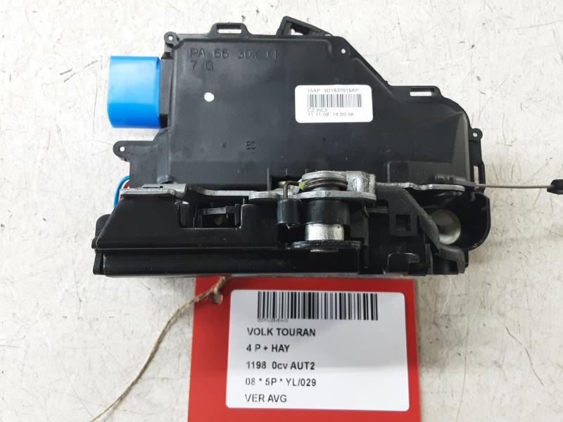 VERGRENDELING VOOR LINKS Vw TOURAN 07 - 08/10