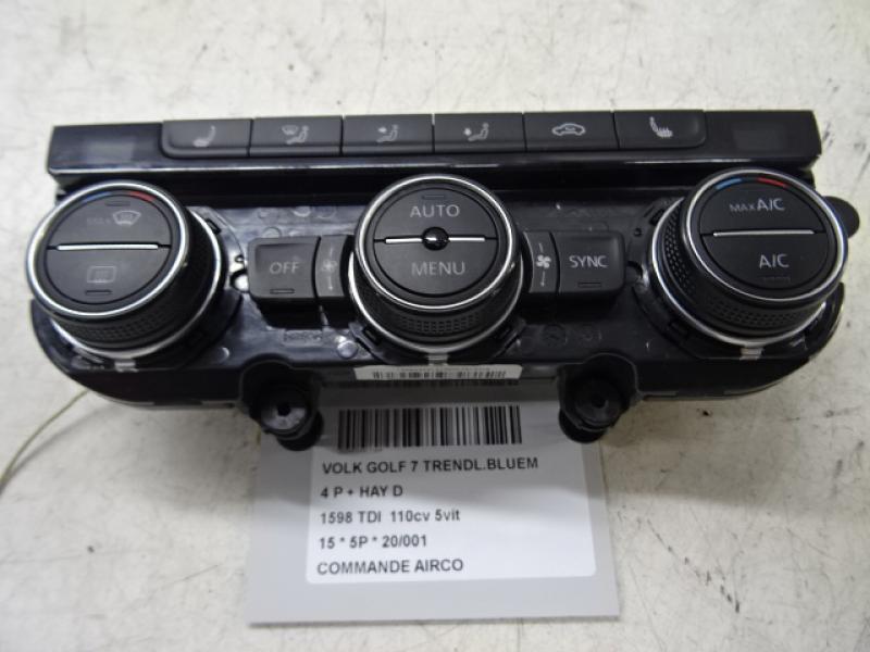 BEDIENINGSPANEEL AIRCO Vw GOLF VII 11/12 - 17
