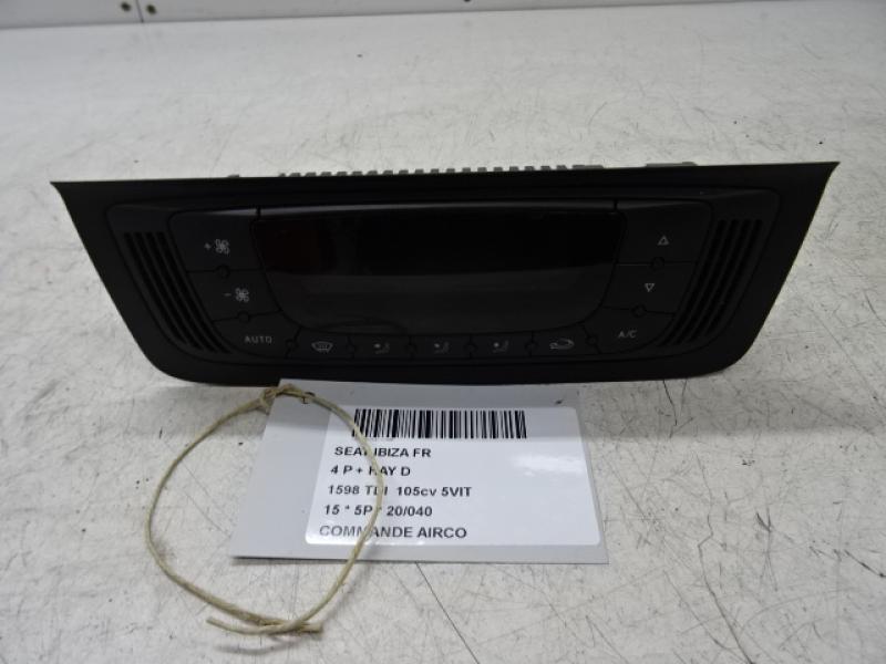 BEDIENINGSPANEEL AIRCO Seat IBIZA MK4 (6J) 4/12 - 7/2015