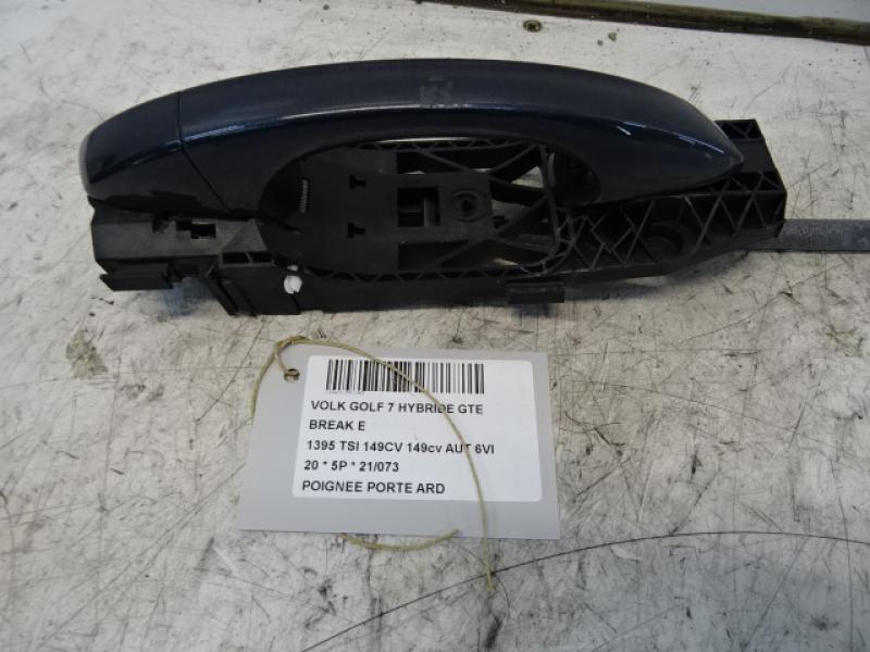 DOOR HANDLE REAR RIGHT Vw GOLF VII 1/17 - 2/20 FaceLift
