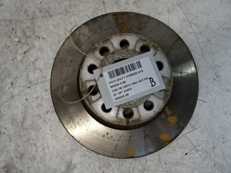 REAR BRAKE DISC Vw GOLF VII 1/17 - 2/20 FaceLift