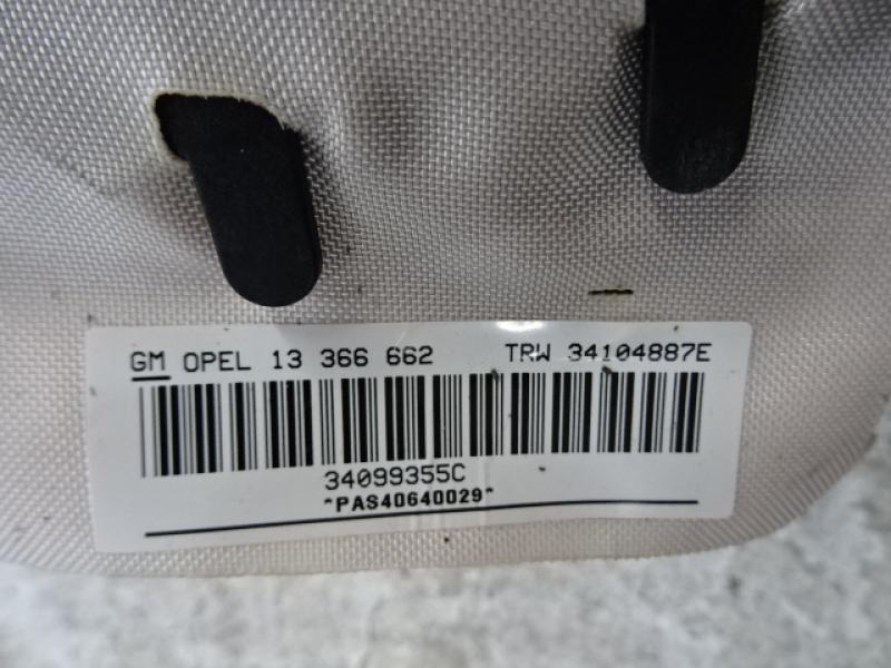 AIRBAG PASSAGIER Opel CORSA D 01/11 - 15