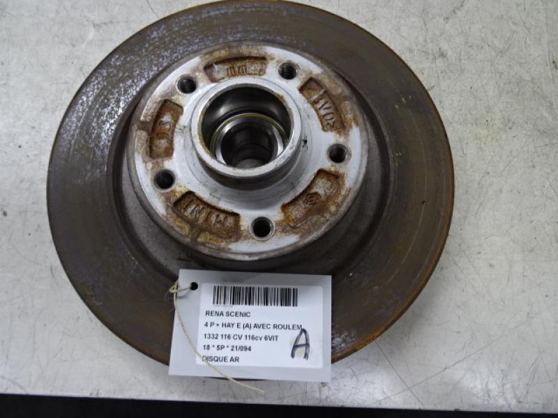 REMSCHIJF ACHTER Renault SCENIC 9/16+