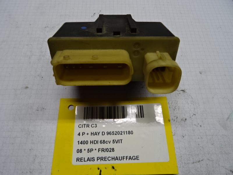 RELAIS DE PRECHAUFFAGE Citroen C3 (II) 06 - 09