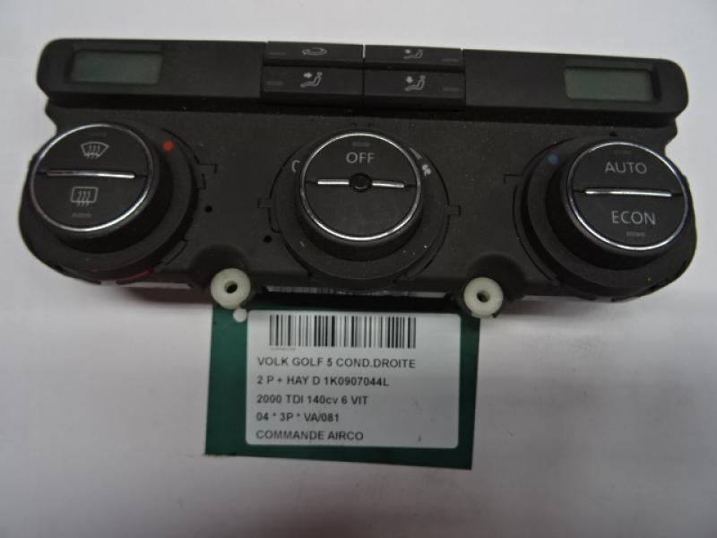 KLIMA SCHALTER Vw GOLF V 11/03 - 08
