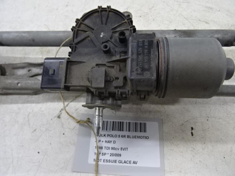 MOTOR RUITENWISSERS VOOR Vw POLO (6R) 6/09 - 4/14