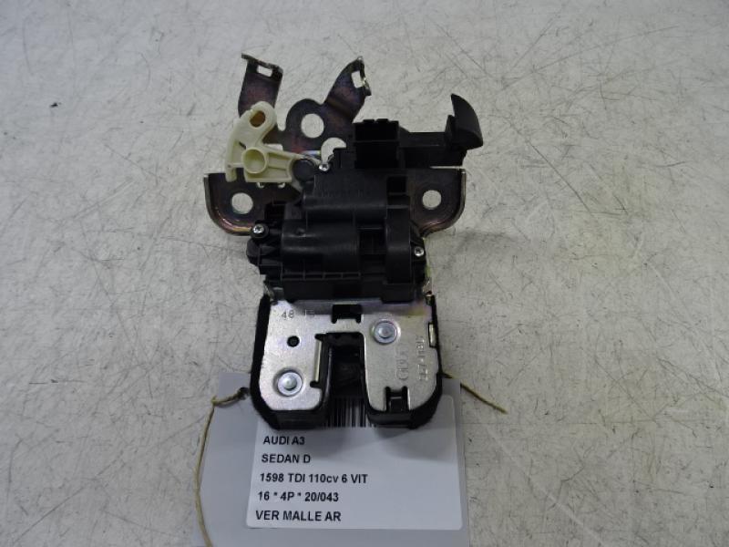 VERROUILLAGE DE MALLE ARRIERE Audi A3 4D 5/13 - 16