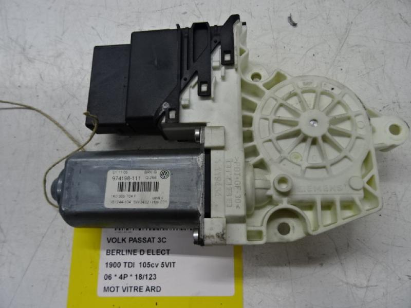 MOTOR RUITMECHANISME ACHTER RECHTS Vw PASSAT 02/05 - 11/10