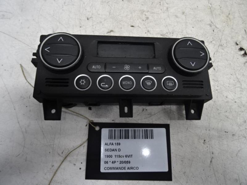 COMMANDE D'AIRCO Alfa Romeo 159 05+