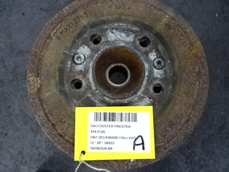 BREMSTROMMEL HINTEN Dacia DUSTER 4/10 - 18