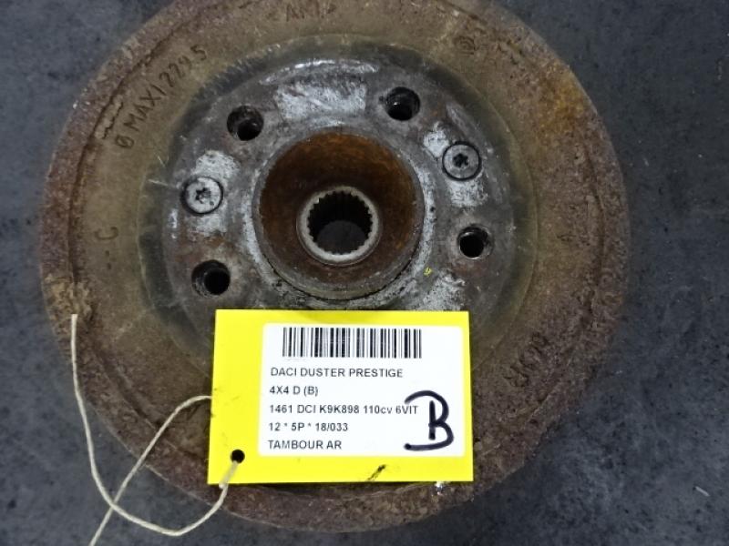 BREMSTROMMEL HINTEN Dacia DUSTER 4/10 - 18