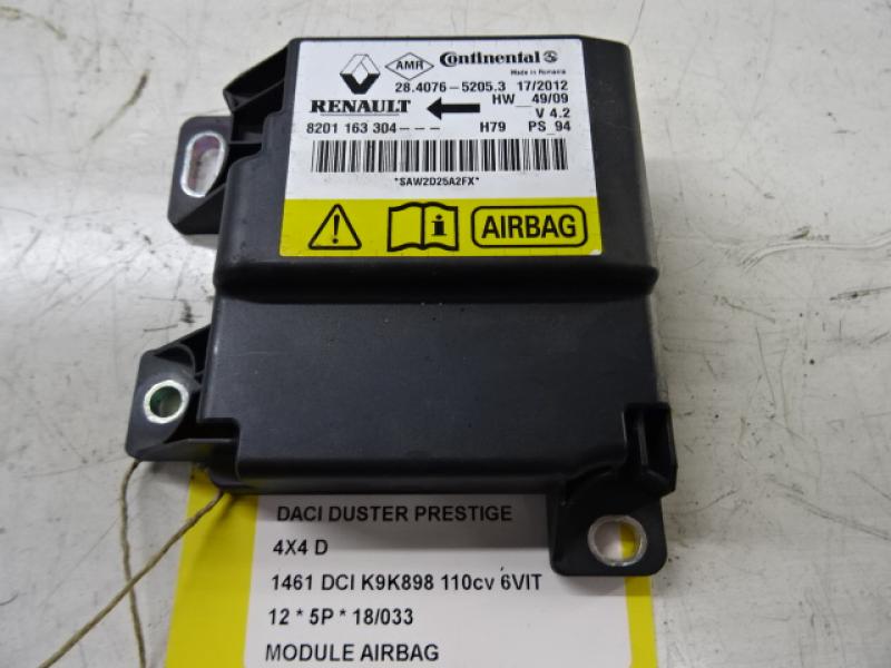 AIRBAG MODULE Dacia DUSTER 4/10 - 18