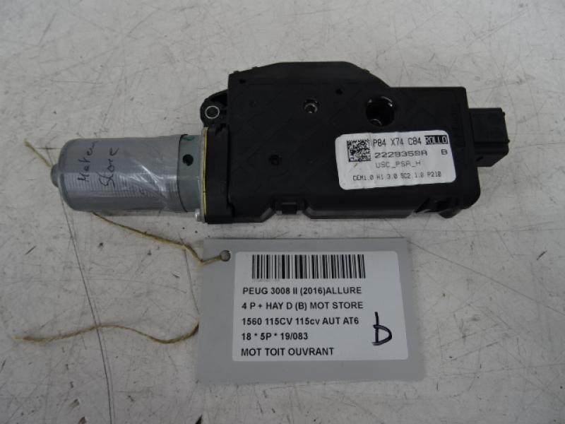 SCHIEBEDACH MOTOR Peugeot 3008 (2) 10/16 - 10/20
