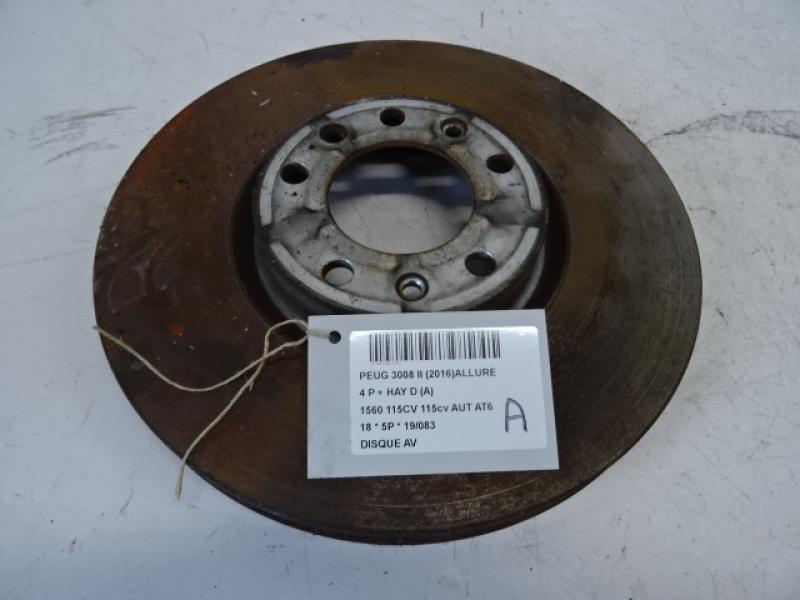 REMSCHIJF VOOR Peugeot 3008 (2) 10/16 - 10/20