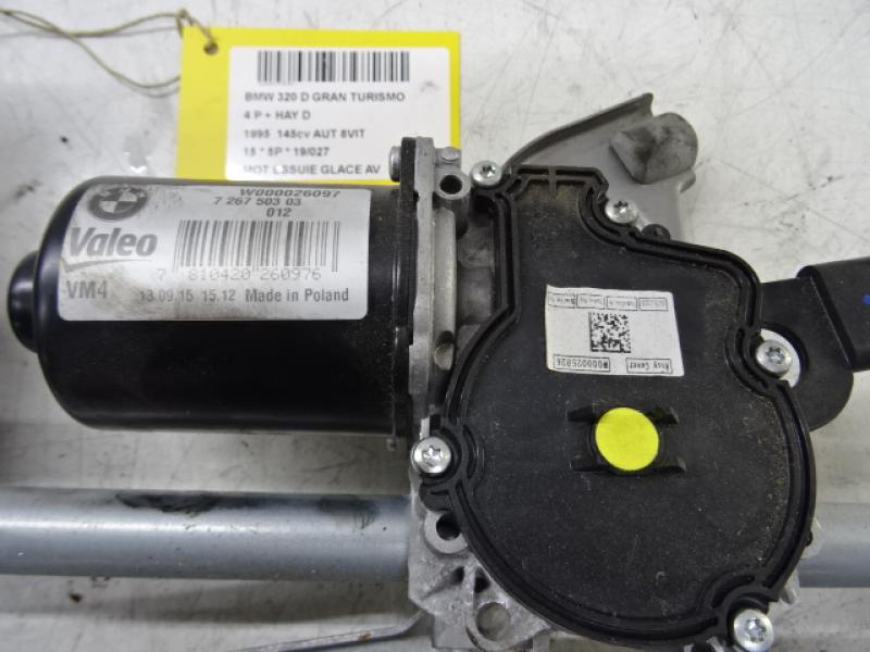 MOTEUR D'ESSUIE-GLACE AVANT Bmw 3 GT F34 05/13 - 19