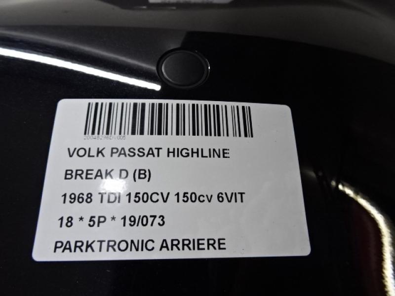 PARKEERSENSOREN ACHTER Vw PASSAT 11/14 - 19