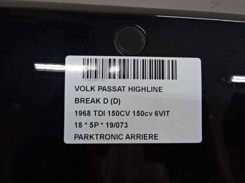PARKEERSENSOREN ACHTER Vw PASSAT 11/14 - 19