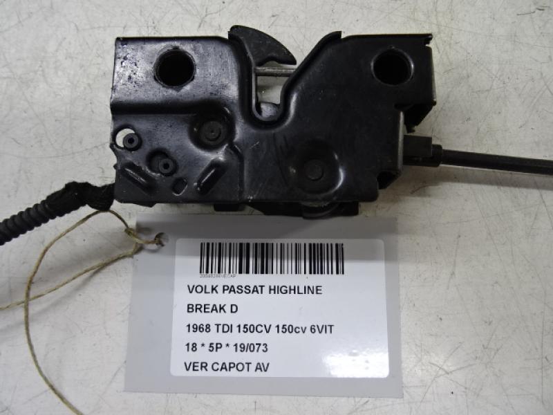VERGRENDELING MOTORKAP Vw PASSAT 11/14 - 19