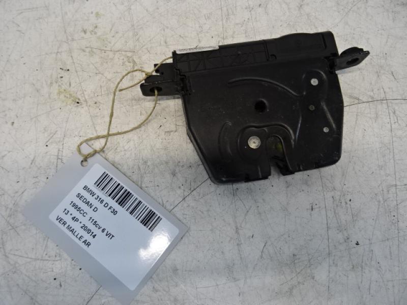 VERROUILLAGE DE MALLE ARRIERE Bmw 3 F30 BERLINE 12 - 19