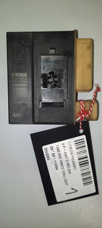 RELAIS DE PRECHAUFFAGE Citroen C4 PICASSO 02/07 - 13