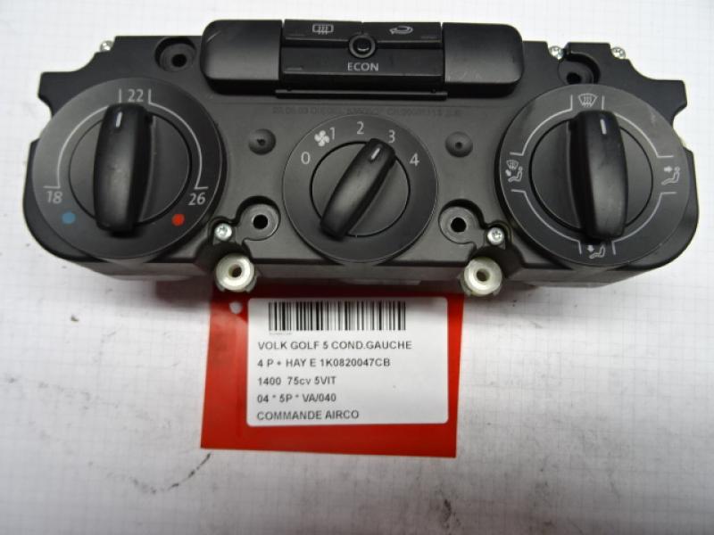 KLIMA SCHALTER Vw GOLF V 11/03 - 08