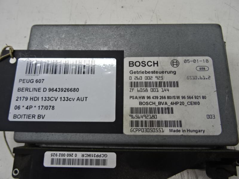VERSNELLINGSBAK MODULE Peugeot 607