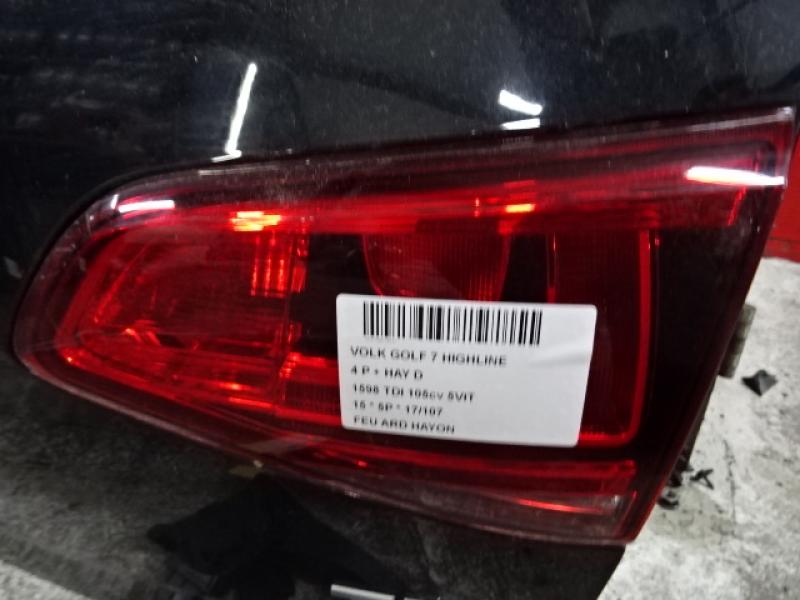 FEU ARRIERE DROIT DE HAYON Vw GOLF VII 11/12 - 17