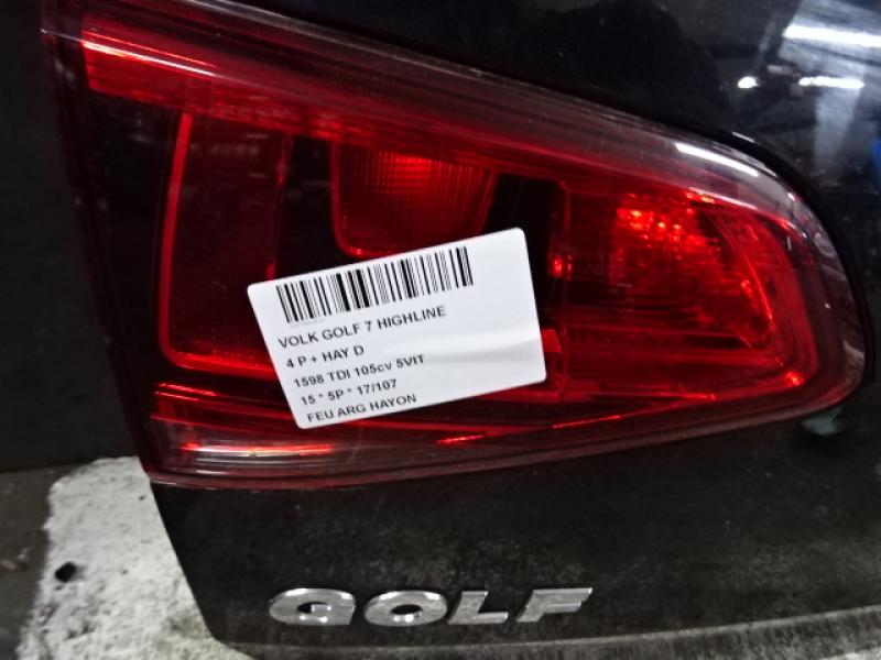 FEU ARRIERE GAUCHE DE HAYON Vw GOLF VII 11/12 - 17