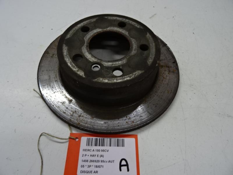 REAR BRAKE DISC Mercedes-Benz A W169 04 - 5/2008