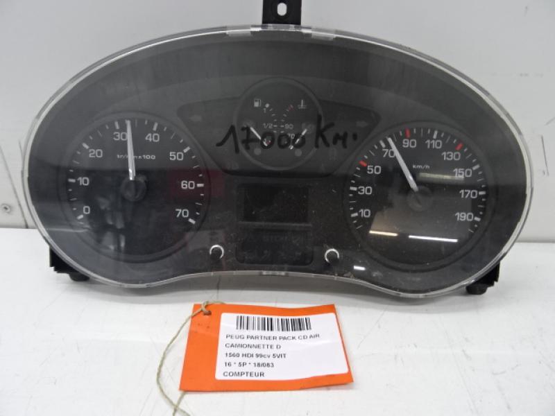 KM ODOMETER Peugeot PARTNER 08 - 18