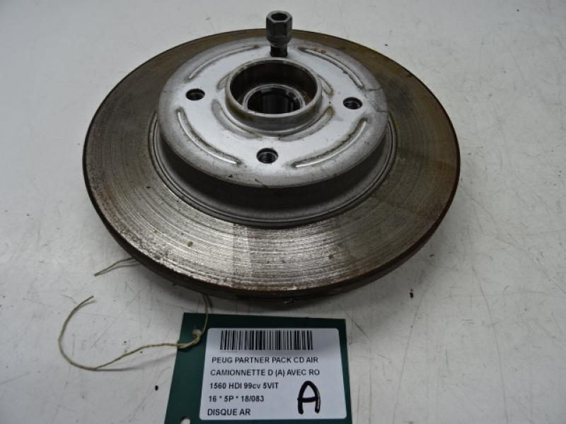 BREMSSCHEIBE HINTEN Peugeot PARTNER 08 - 18
