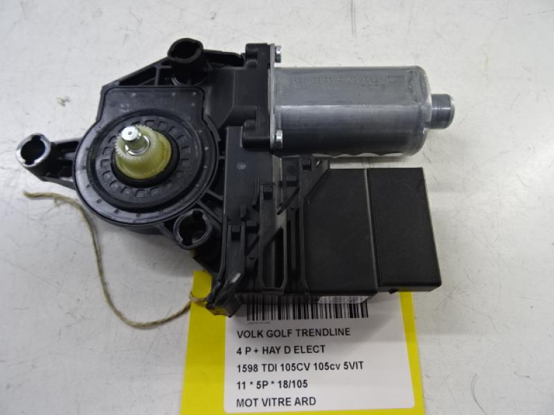 MOTOR RUITMECHANISME ACHTER RECHTS Vw GOLF VI 11/08 - 13