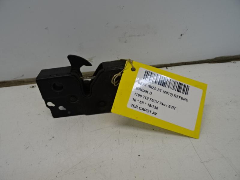 VERGRENDELING MOTORKAP Seat IBIZA MK4 (6J) 08 - 12