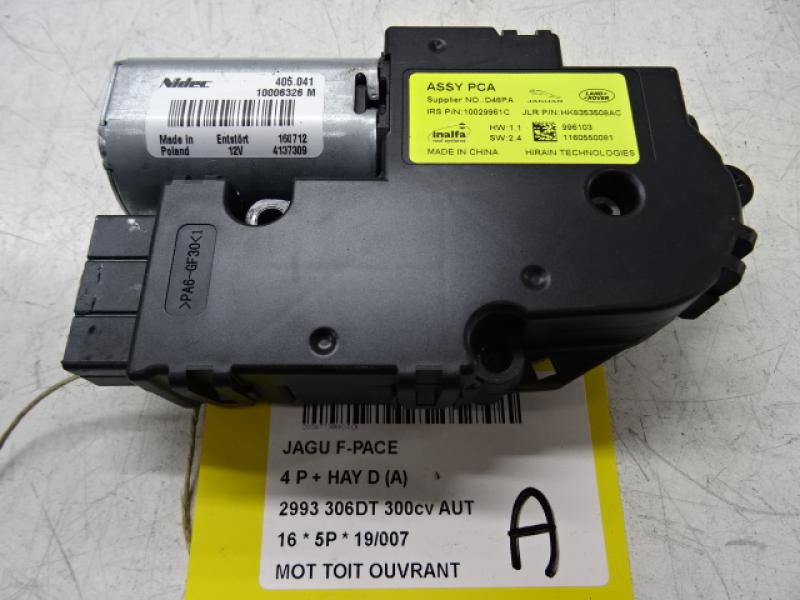 MOTEUR DE TOIT OUVRANT Jaguar F-PACE 06/16+