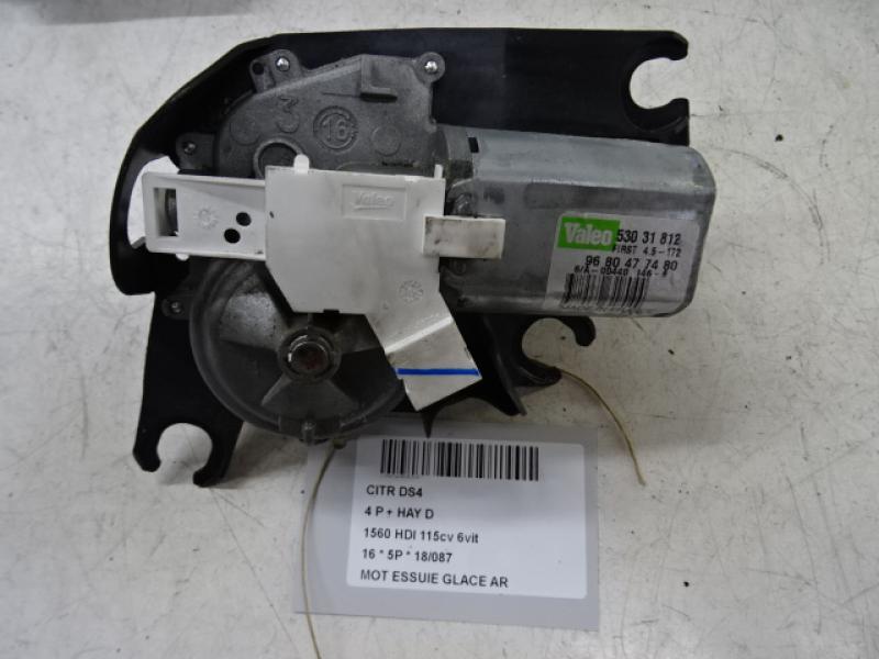 MOTEUR D'ESSUIE-GLACE ARRIERE Ds DS4 9/15-19