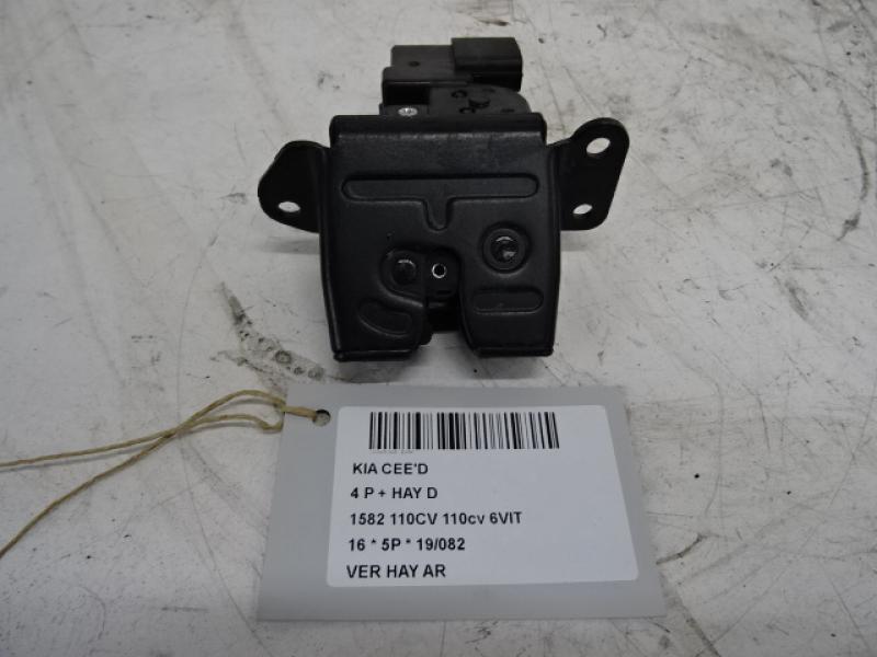 VERROUILLAGE DE HAYON ARRIERE Kia CEED 10/15 - 18