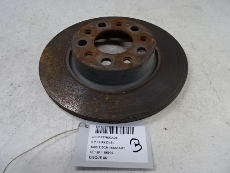 BREMSSCHEIBE HINTEN Jeep RENEGADE (1) 7/14 - 9/2018