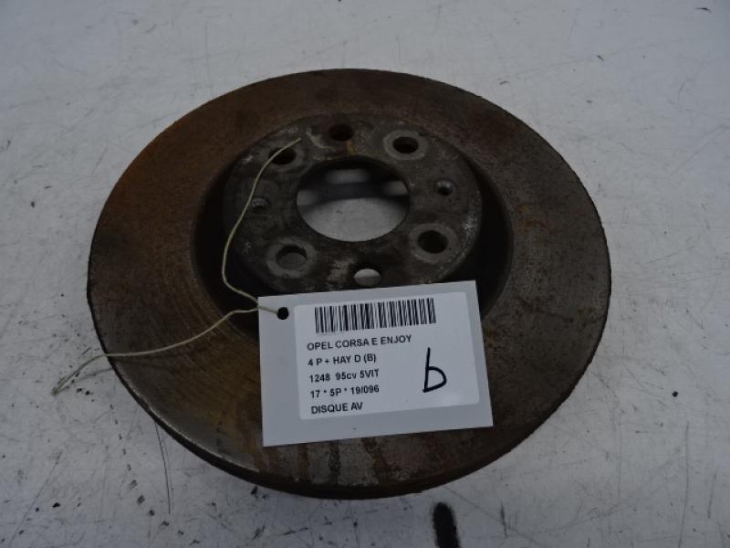 REMSCHIJF VOOR Opel CORSA E 10/14-  19