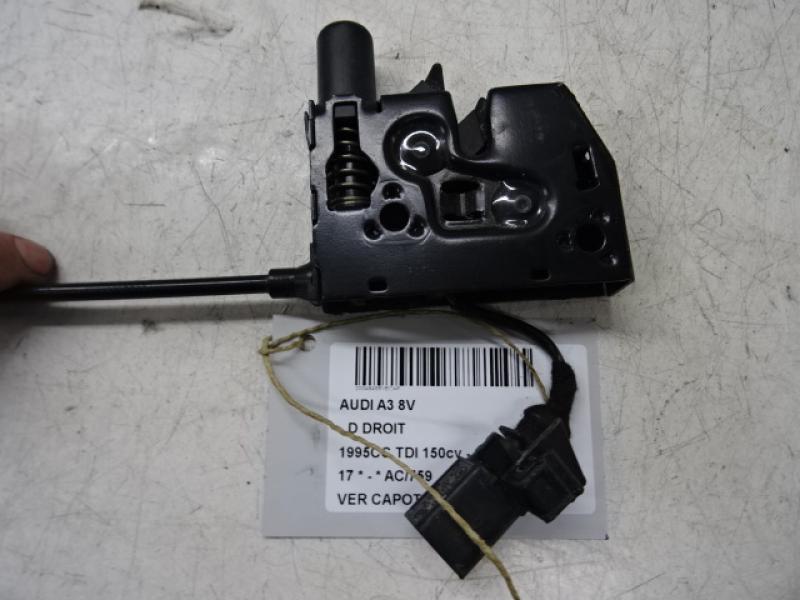 VERROUILLAGE DE CAPOT AVANT Audi A3 3,5D 7/16 - 20