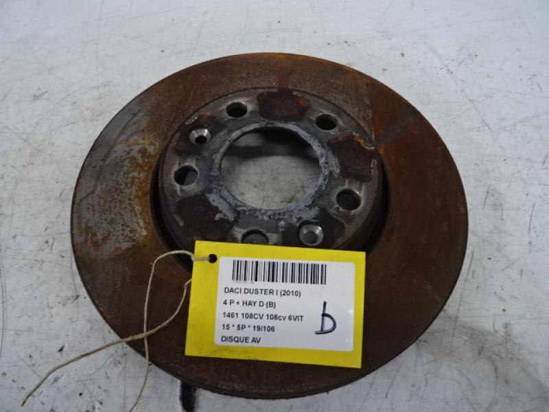 DISQUE AVANT Dacia DUSTER 4/10 - 18