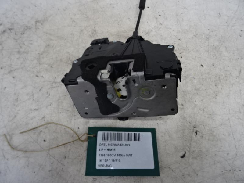 VERGRENDELING VOOR LINKS Opel MERIVA B 1/14+