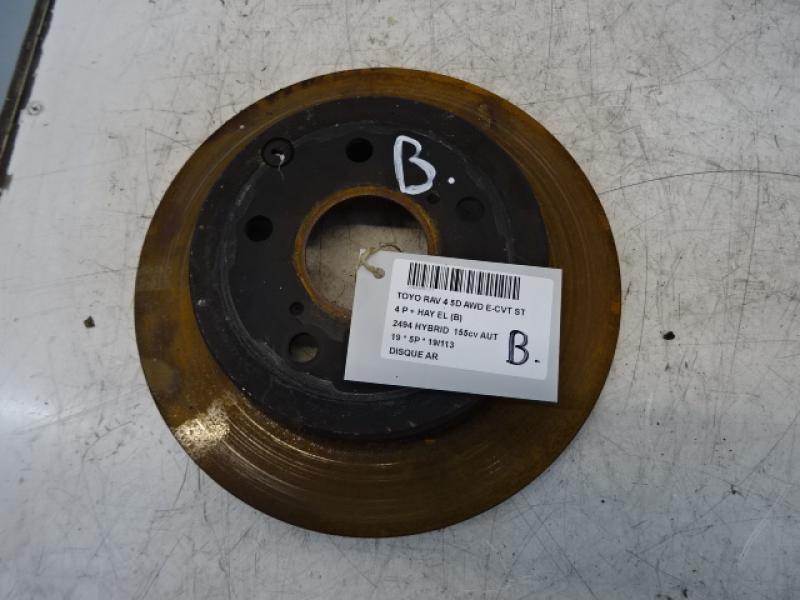 REAR BRAKE DISC Toyota RAV 4 12/15 - 18