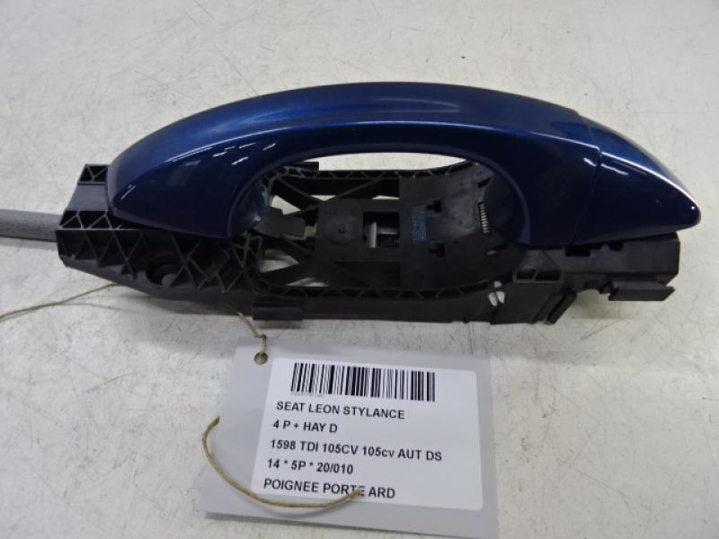 POIGNEE DE PORTE ARRIERE DROITE Seat LEON (3) (5F) 1/13 - 1/17